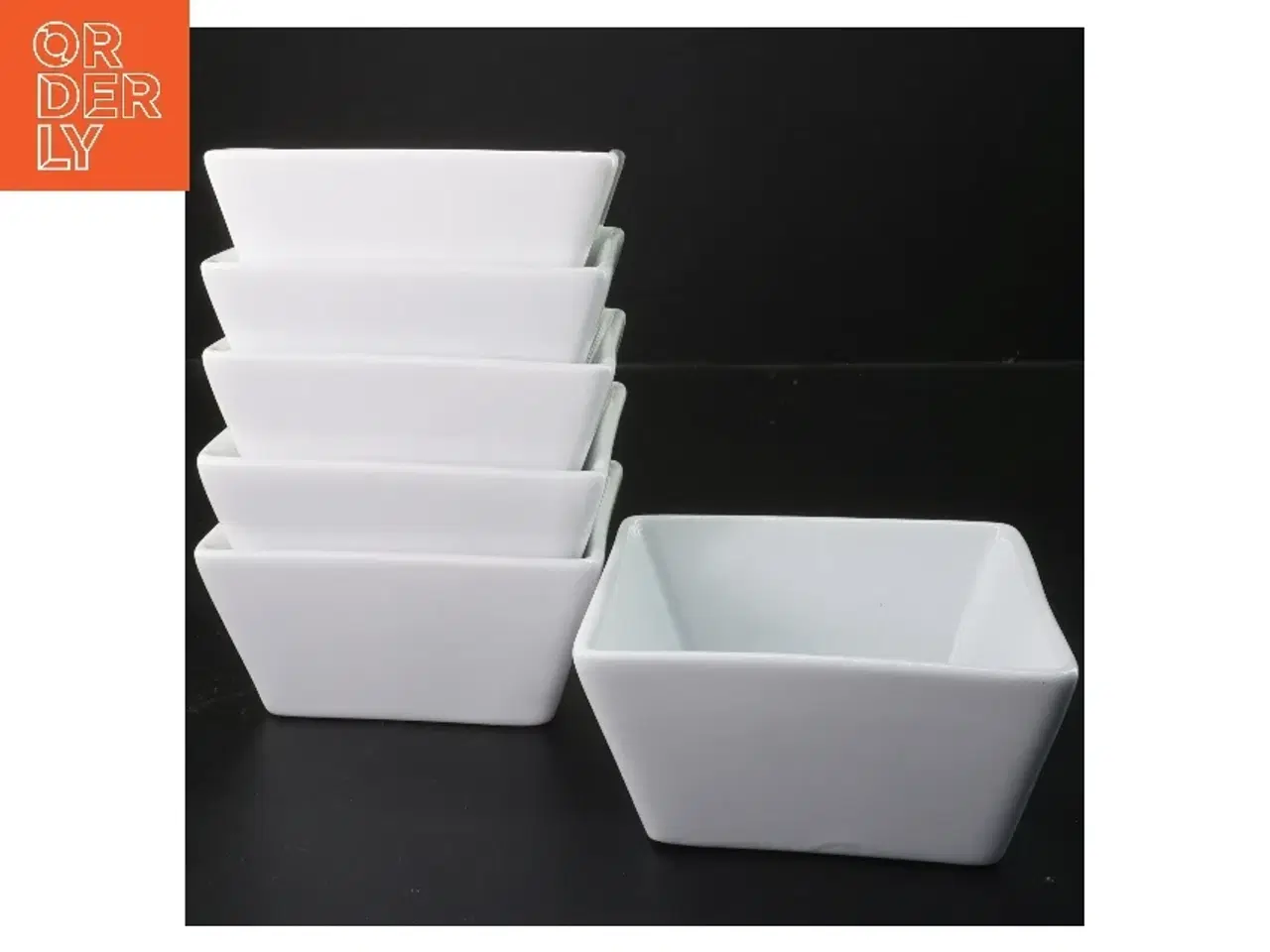 Billede 1 - Porcelænsskåle, 6 stk. 12x12 cm fra Aida (str. 6 stk 12x12 cm)