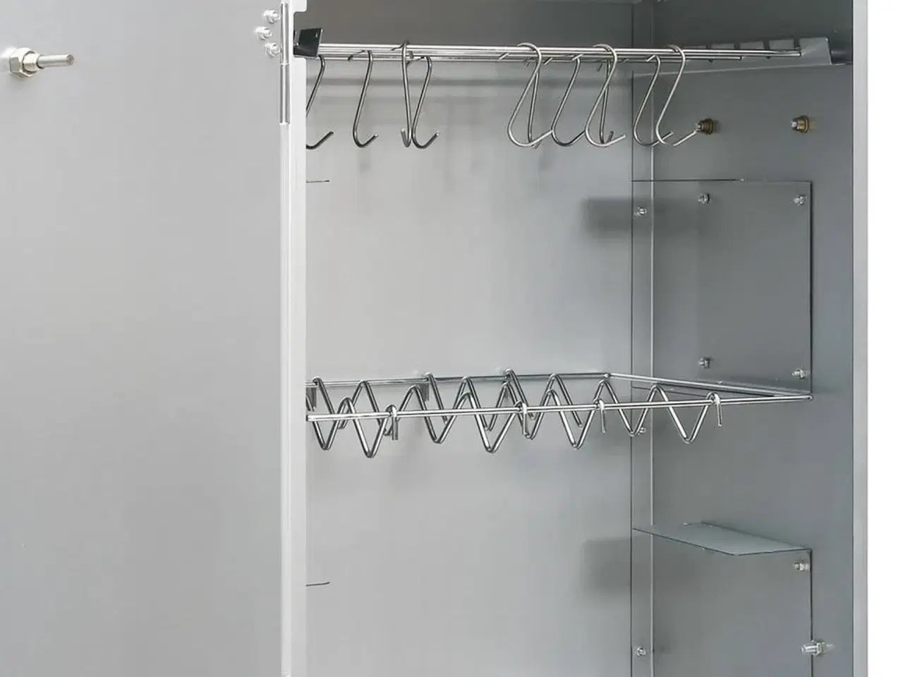 Billede 8 - Rygeovn med røgflis 44,5x29x110 cm galvaniseret stål
