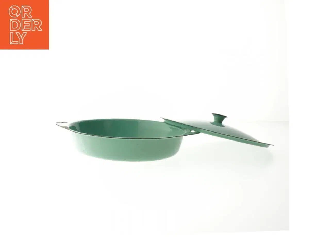 Billede 3 - Vintage serveringsfad med låg (str. Ø 4,5x19 cm)