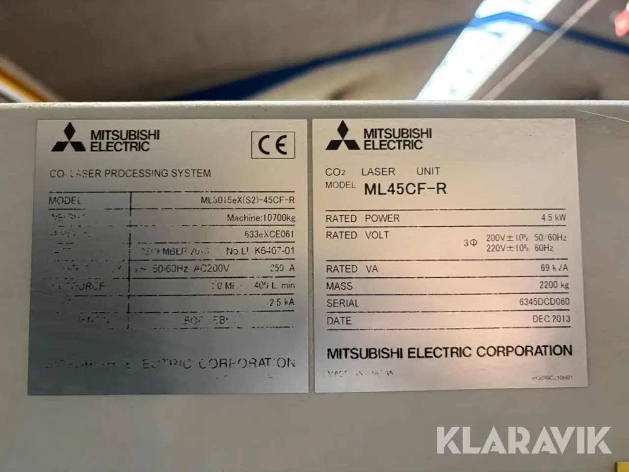 Billede 2 - Laserskærer Mitsubishi ML3015eX(s2)-45CF-R