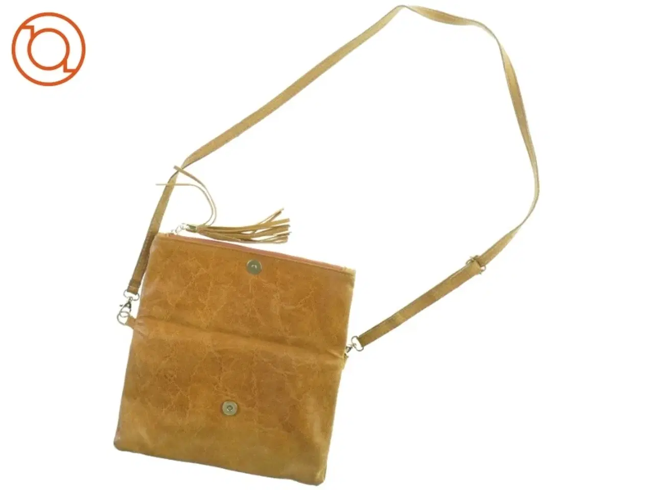 Billede 2 - Taske i læder (str. 17 x 26 cm)