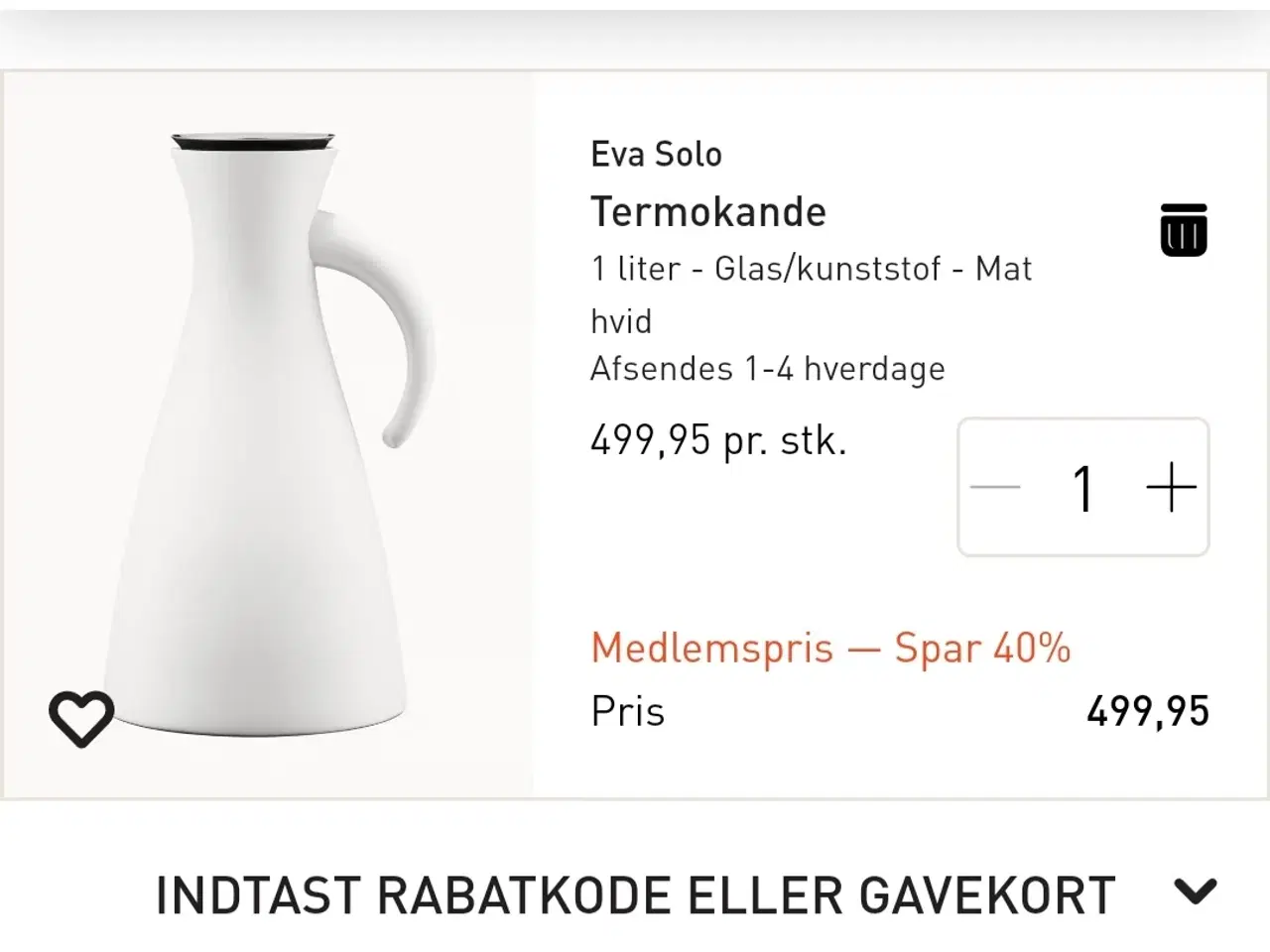 Billede 4 - Eva Solo termokande 