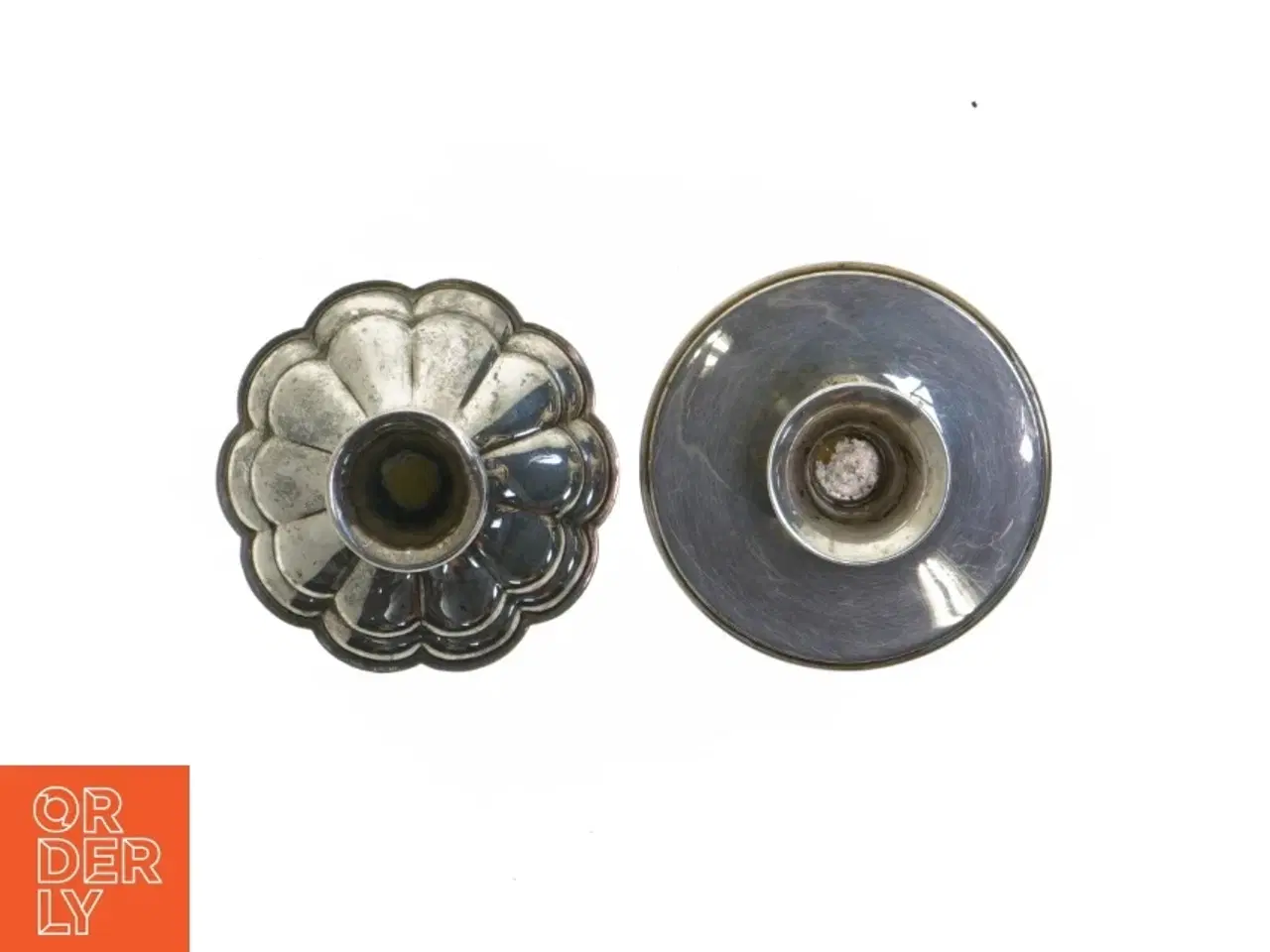 Billede 2 - Sæt af vintage lysestager (str. Ø 11 cm)