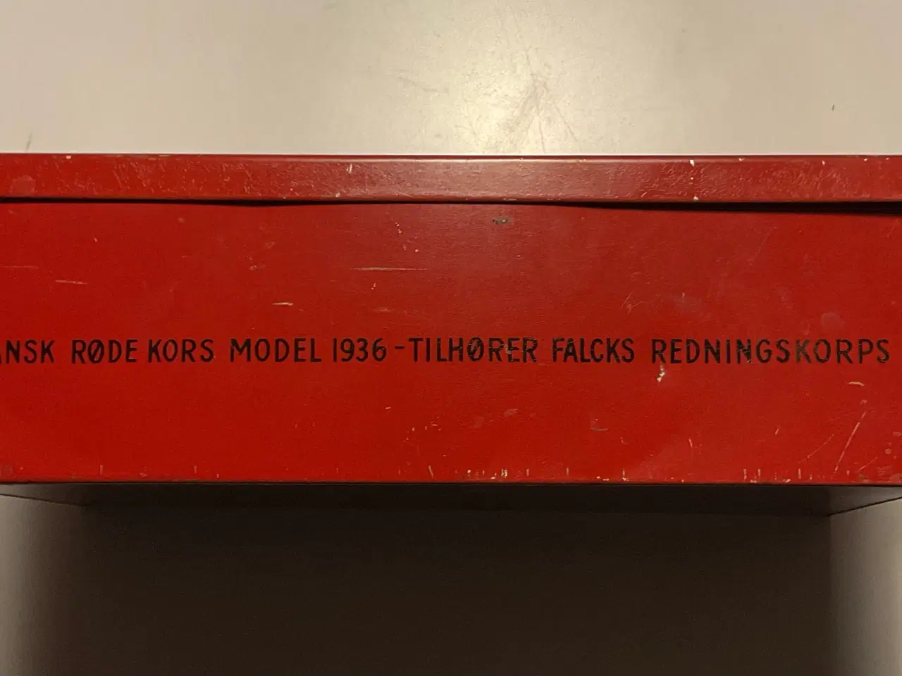 Billede 2 - Falck nød-forbindingskasse i blik