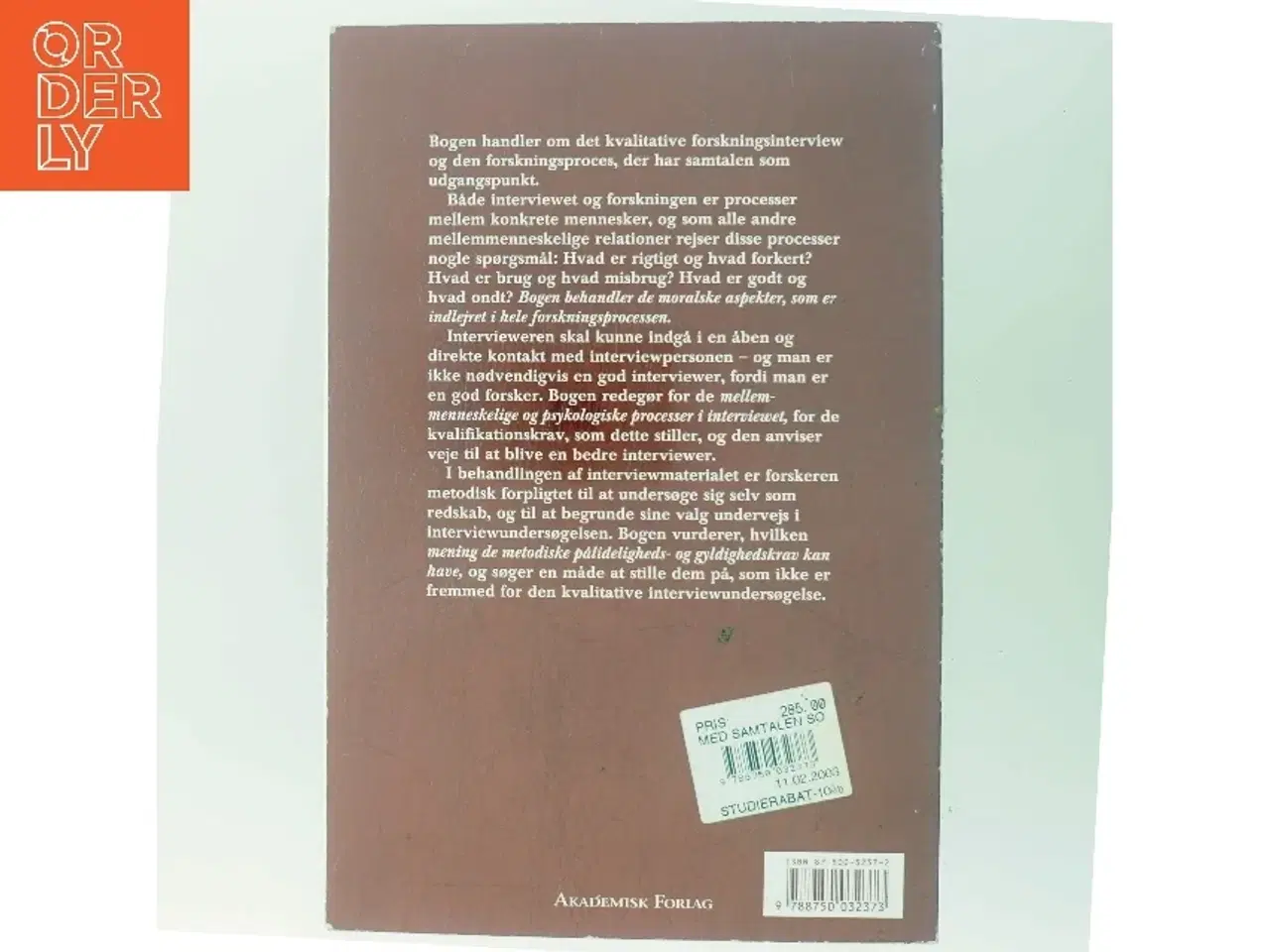 Billede 3 - Med samtalen som udgangspunkt af Jette Fog (Bog)