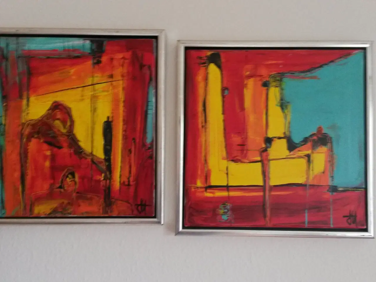 Billede 1 - 2 smukke malerier af henrik busk andersen på 44-44