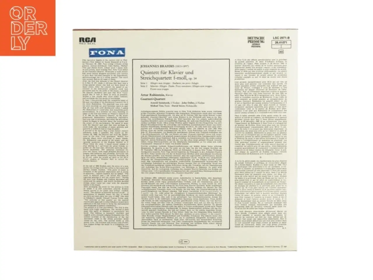 Billede 2 - Rubinstein Vinylplade