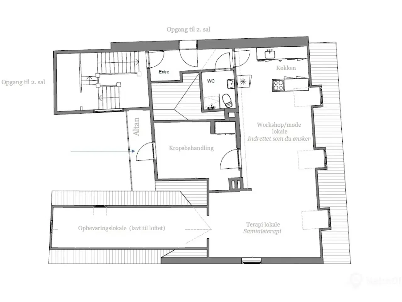 Billede 15 - Eksklusiv kontor i Grønnegade KBH K på 135 m2 til kun 90.- kr. pr. time