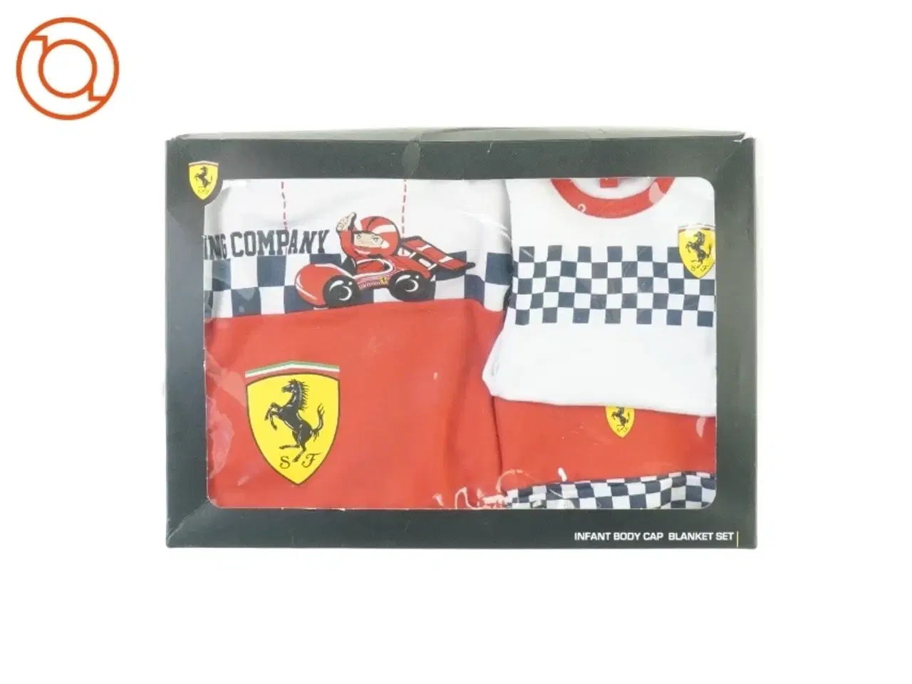 Billede 1 - Babysæt fra Ferrari UBRUGT I ORIGINAL GAVEÆSKE (str. 0-3 måneder)