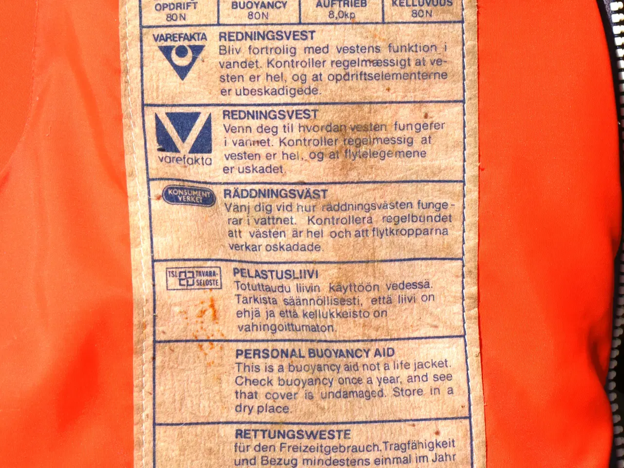Billede 2 - Helly Hansen redningsvest 60-80kg