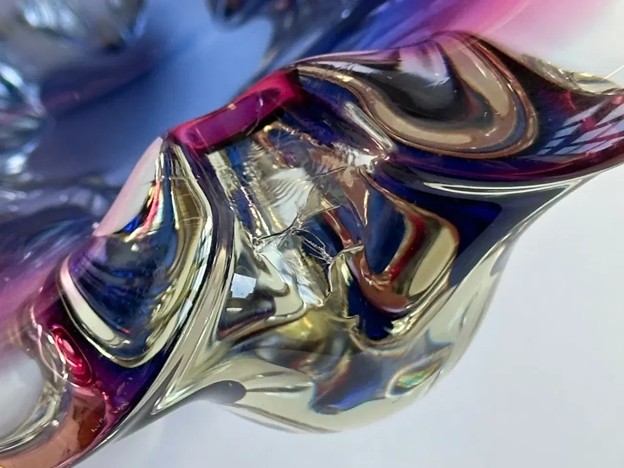 Billede 7 - Tjekkisk flammeskål, lilla