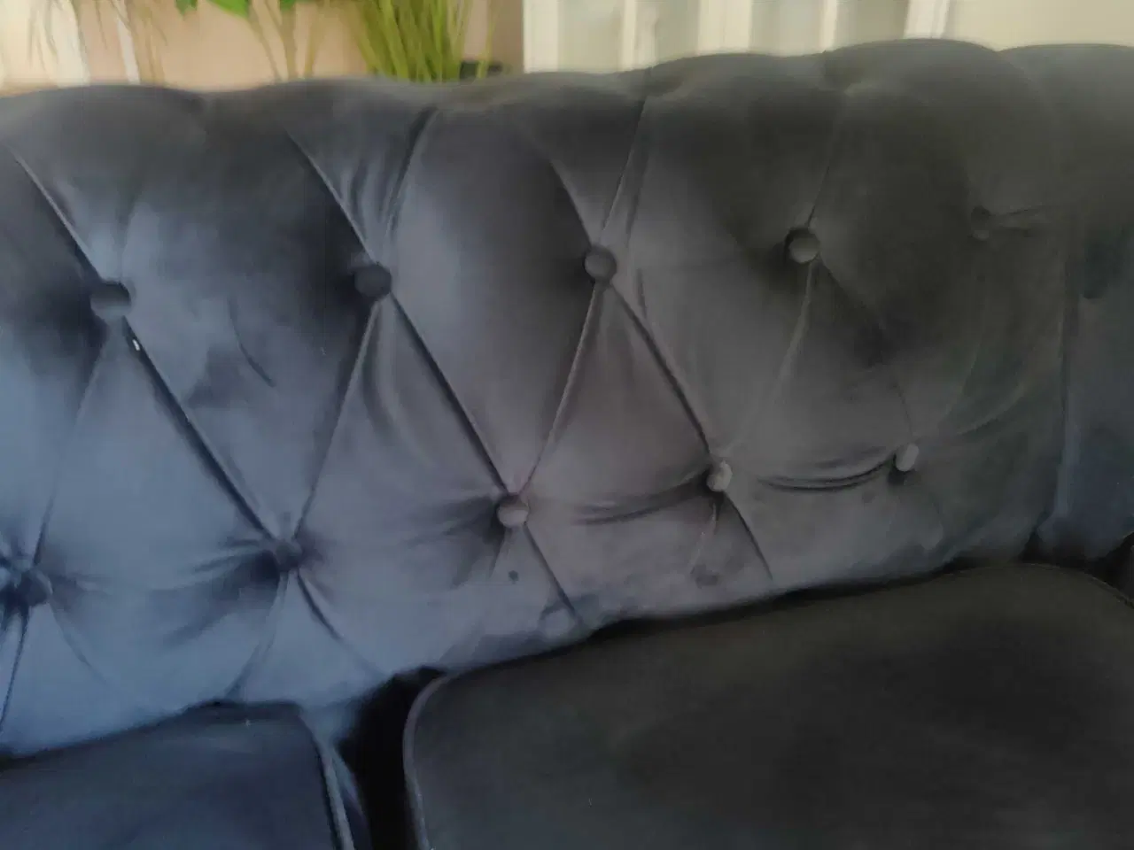 Billede 1 - Fin velour sofa