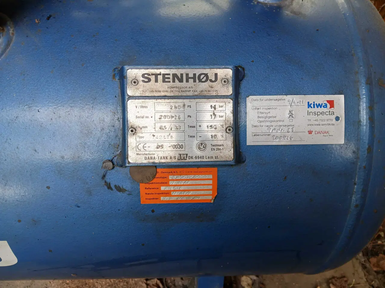 Billede 2 - Stenhøj Kompressor 5,5 Hk - Årg 2005
