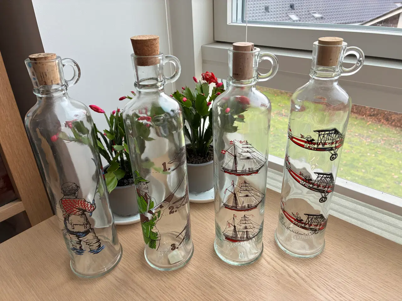 Billede 1 - Holmegaard Brændevinsdunk - 4 stk.