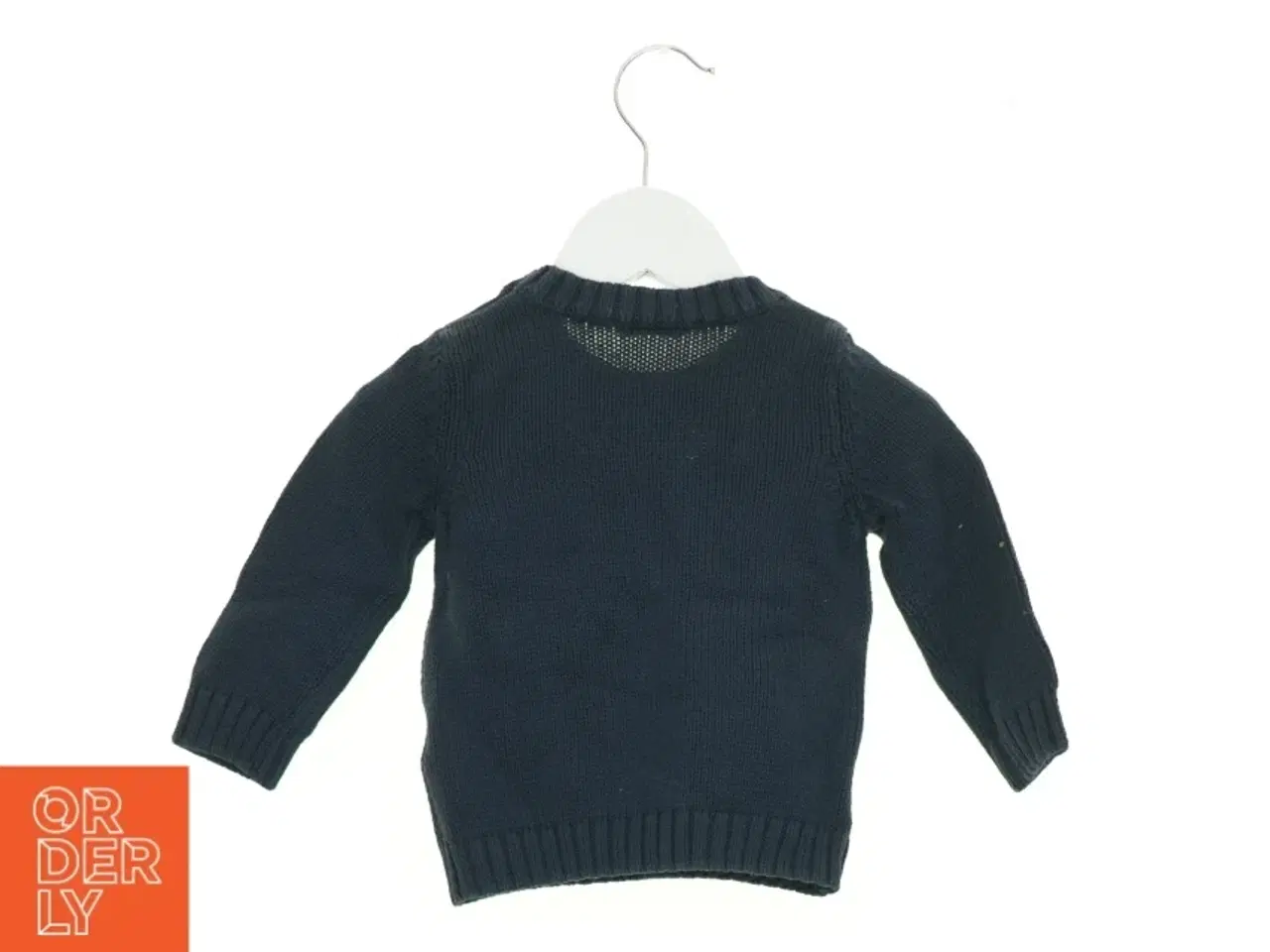 Billede 2 - Strik Sweater Trøje 100% bomuld fra Benetton (str. 74 cm)