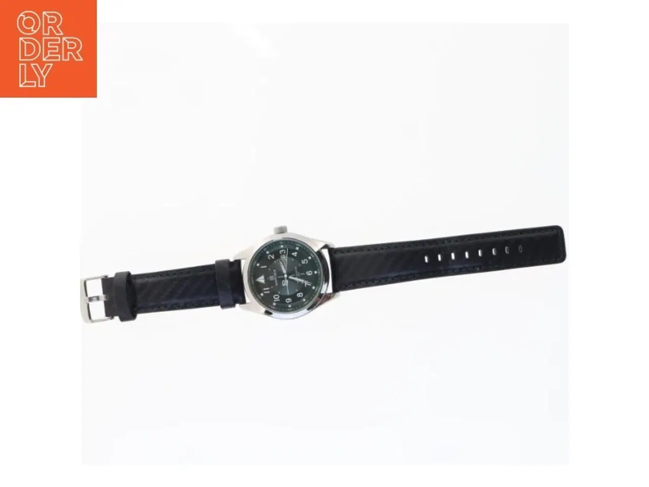 Billede 2 - Herreur med læderrem fra Naviforce (str. 25,5 cm)