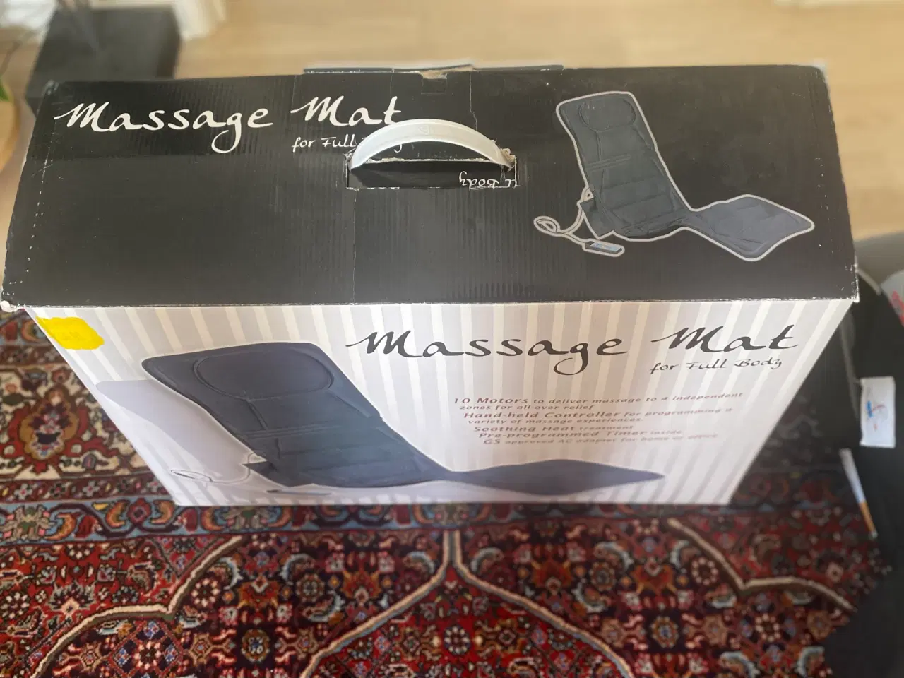 Billede 2 - Massage Mat Full body sort med motor& håndbetjning