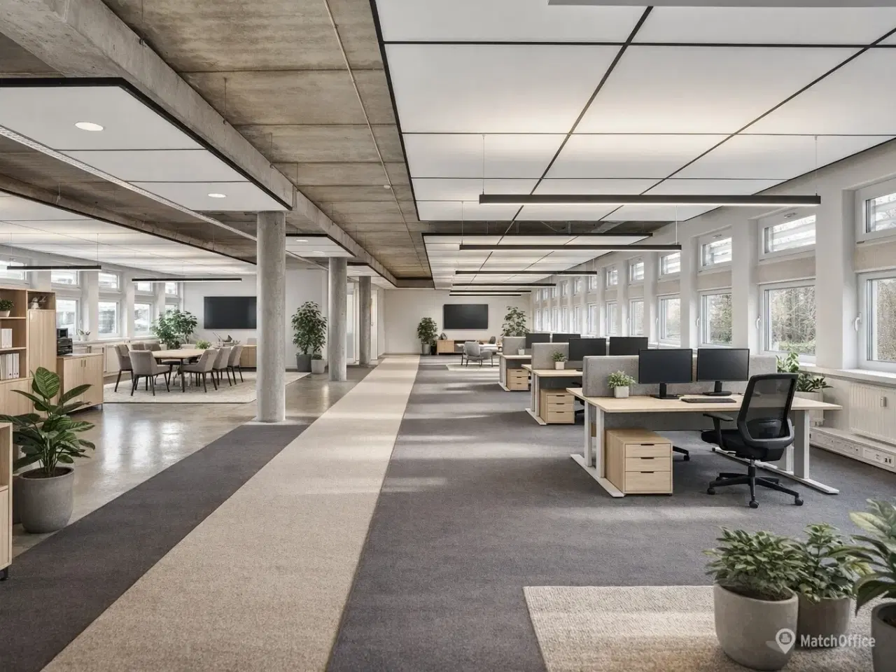 Billede 2 - Lyse og moderne kontorlokaler med rå kant