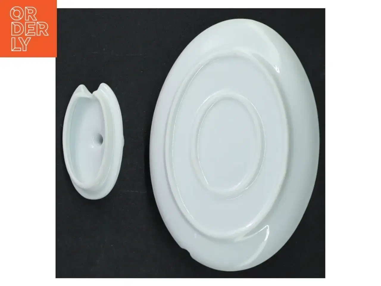 Billede 4 - Porcelæn sovseskål (str. 14 x 10 cm)