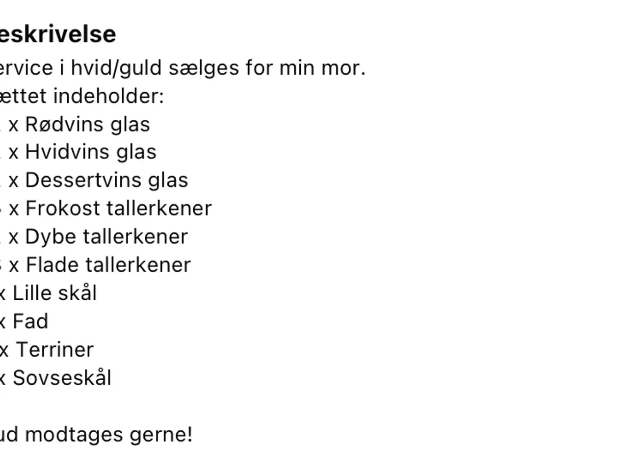 Billede 5 - Service & Anna Ehlers glas