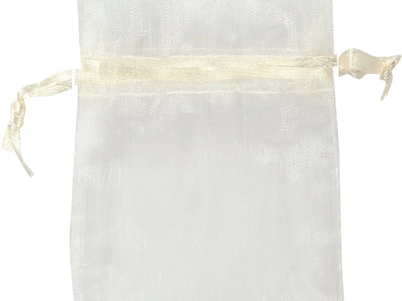 Billede 1 - Organzaposer 7x10 cm, råhvid - 10 stk.