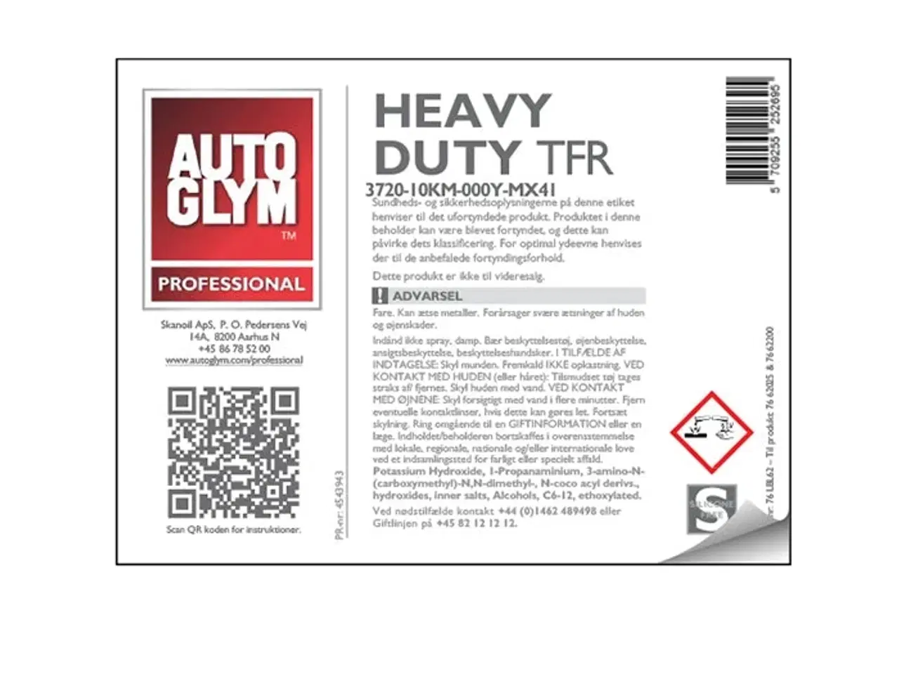 Billede 1 - Label Autoglym Heavy Duty TFR