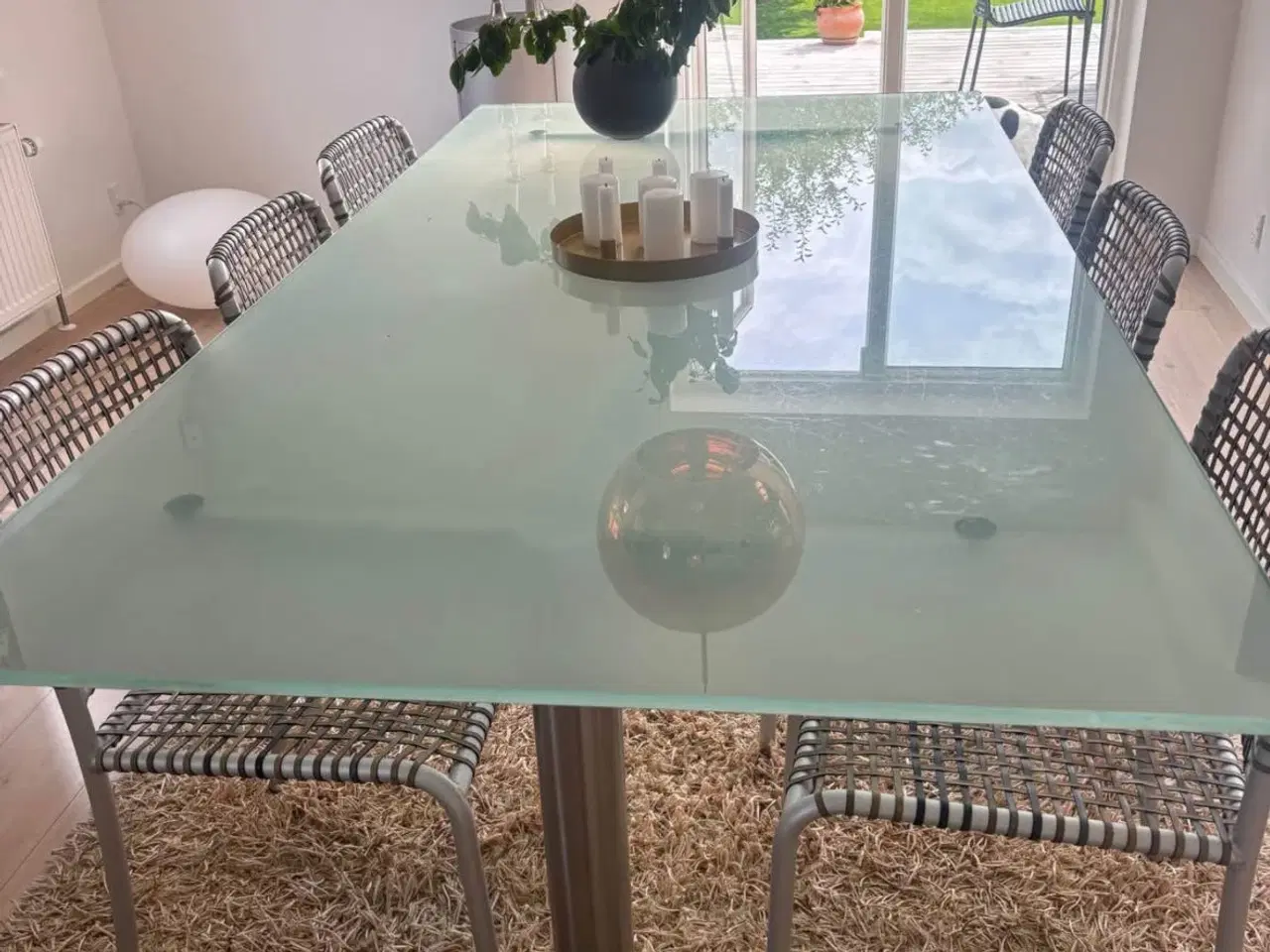 Billede 2 - Stort glas spisebord