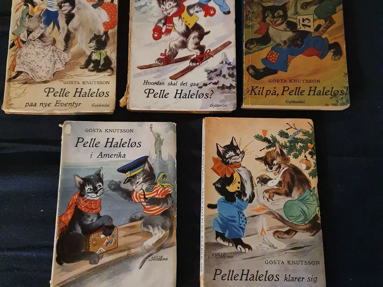 Billede 1 - Gl Pelle haleløs, Året, HC Andersen,gl børnebøger 