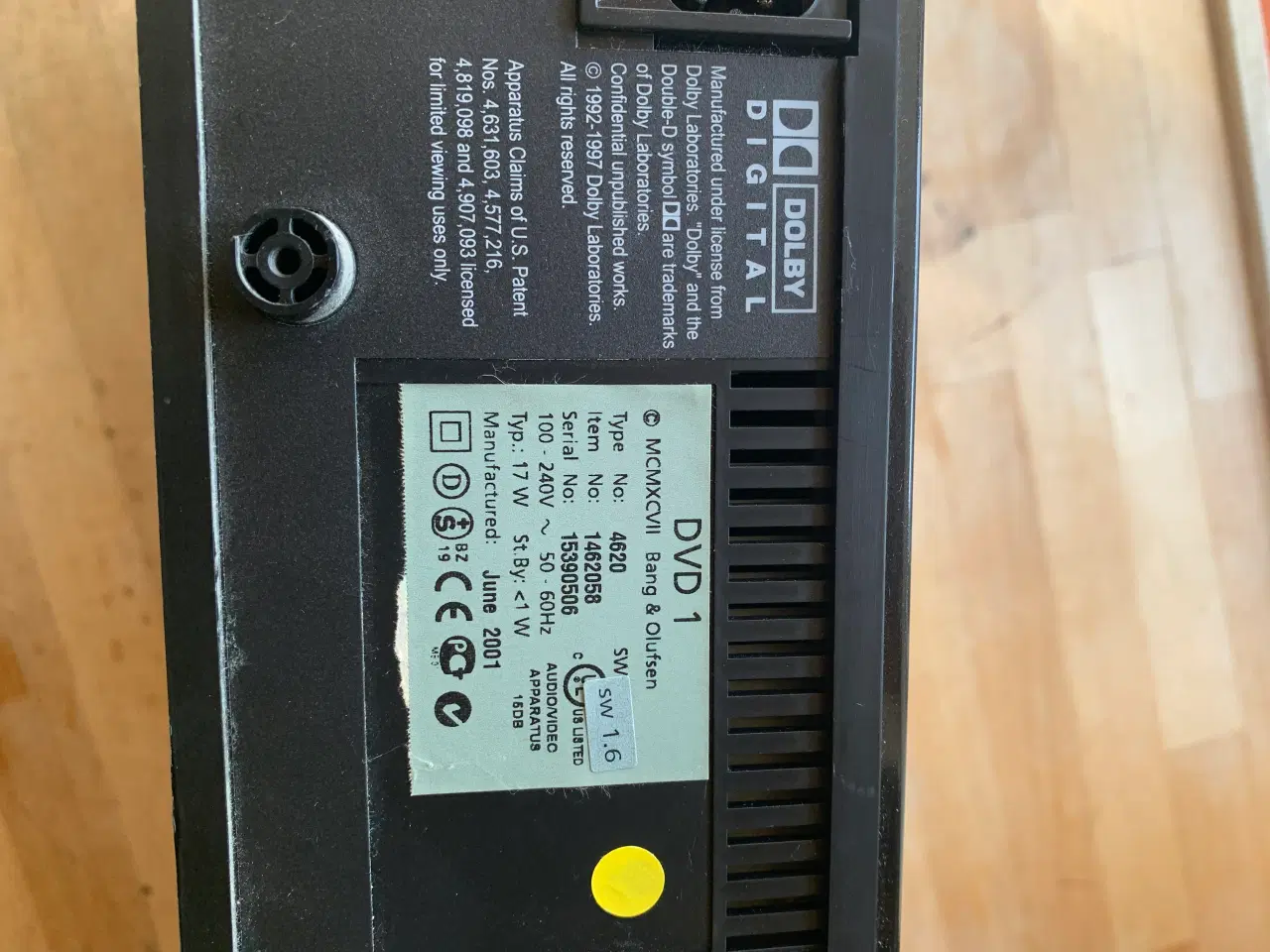 Billede 3 - B&O Dvd1-afspiller