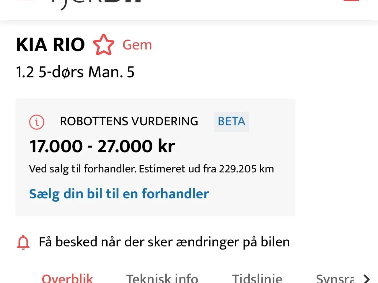 Billede 2 - Kia Rio Sælges Billigt