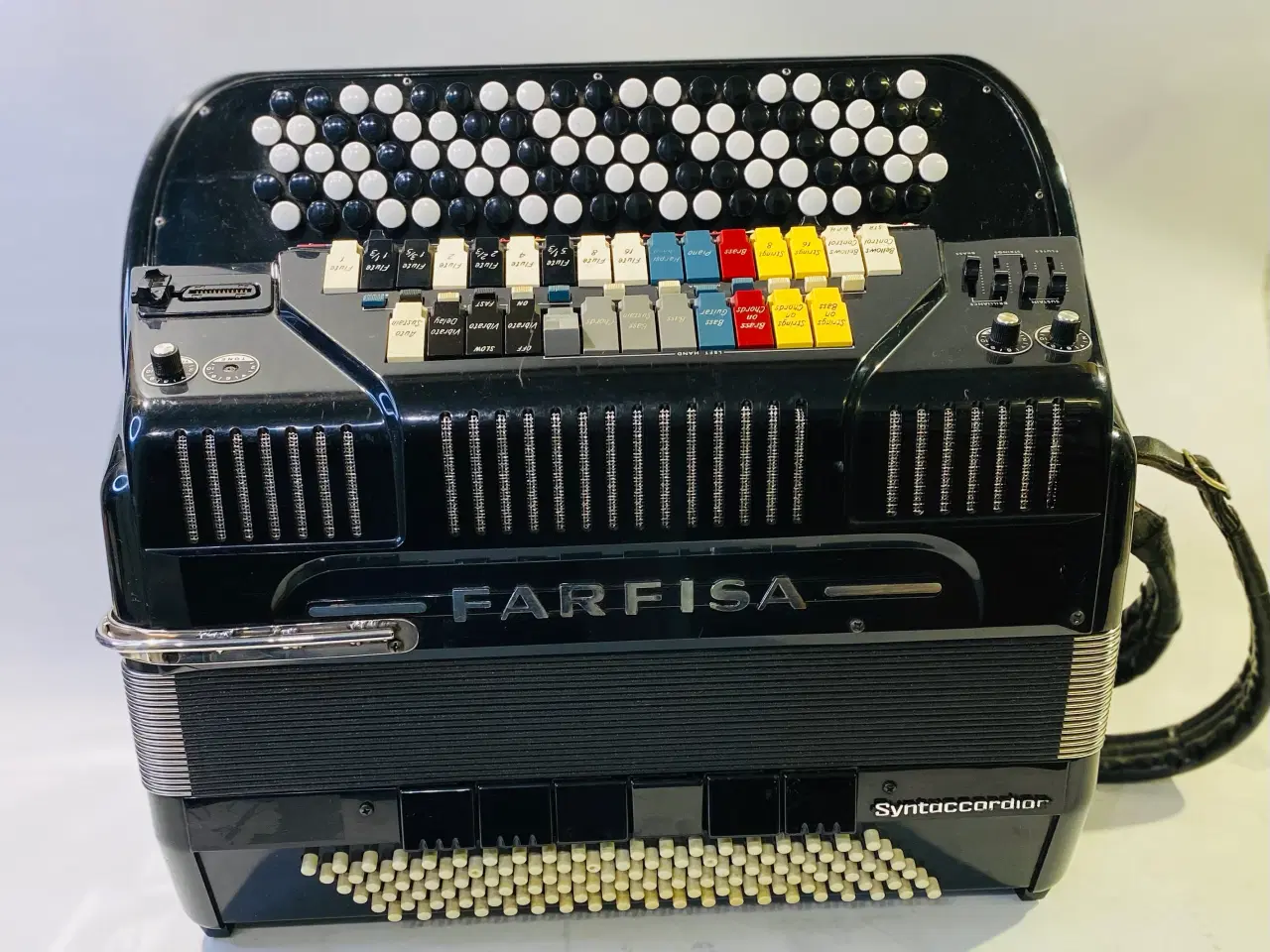 Billede 6 - Farfisa elektrisk knap harmonika sælges