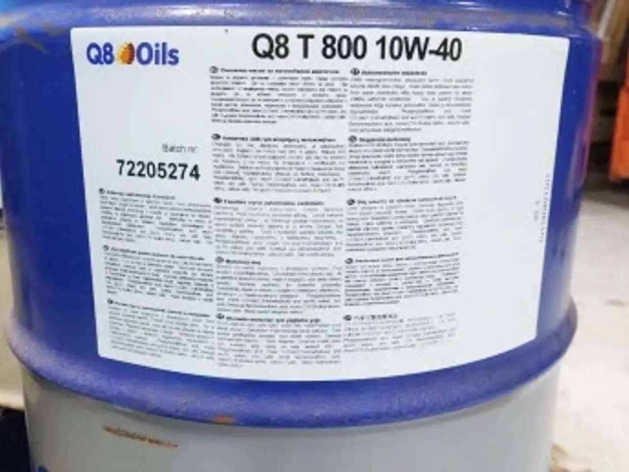 Billede 2 - Oiletønde 60L Q8 10W-40