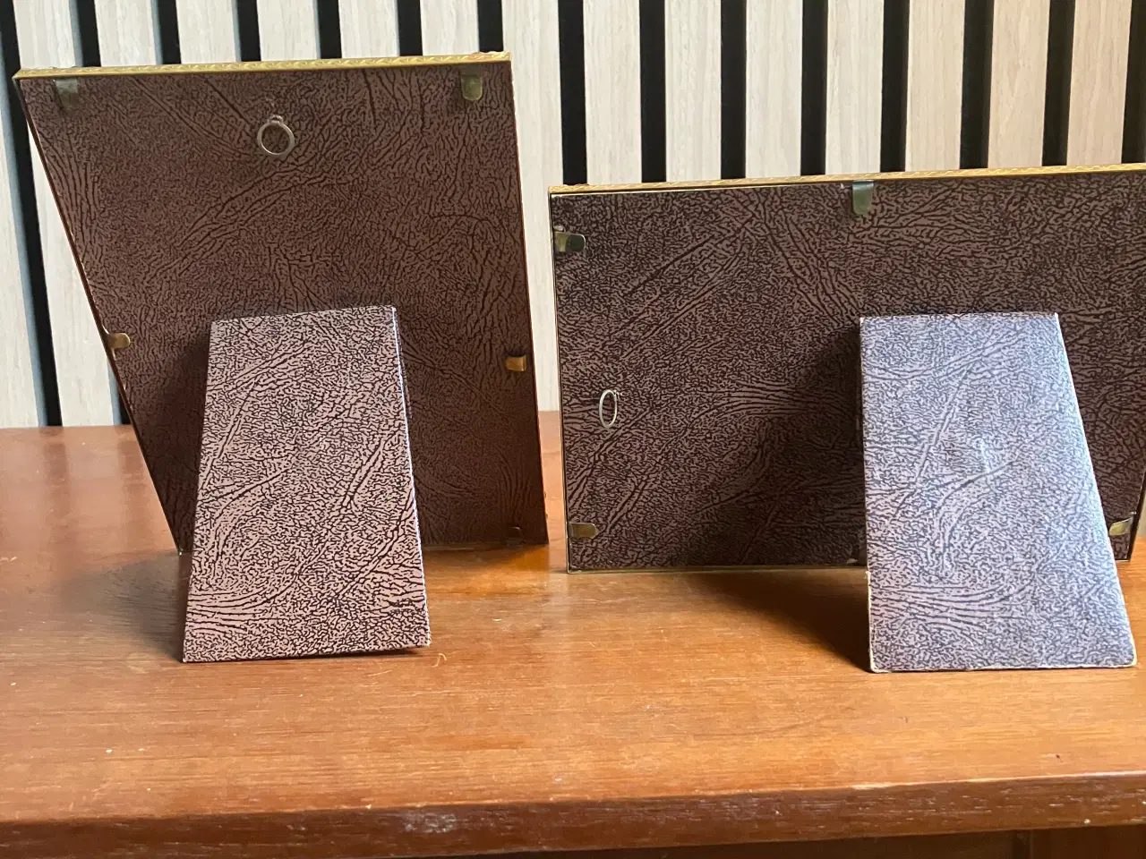 Billede 4 - Gamle metal rammer med buet glas.