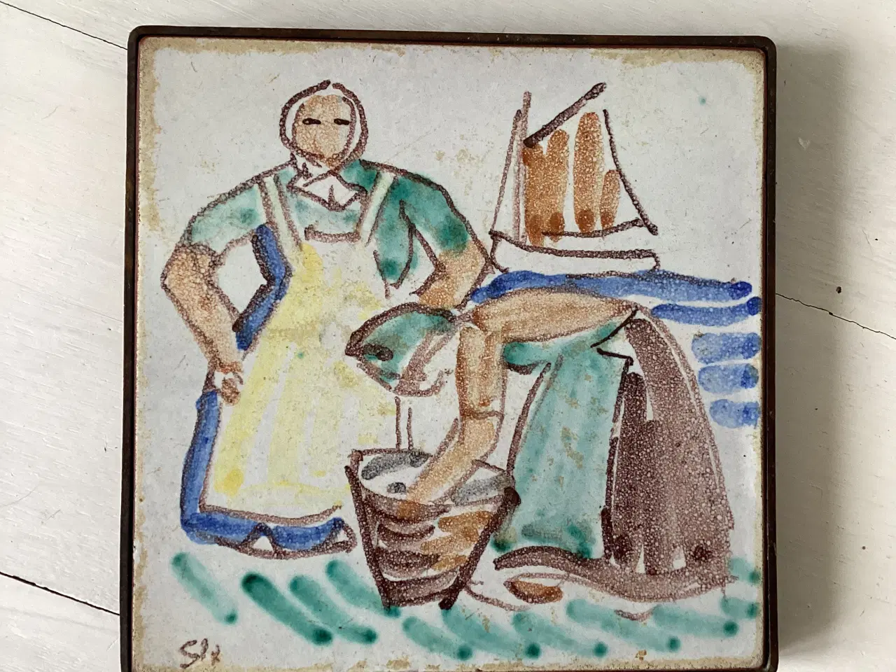 Billede 1 - Michael Andersen & Søn kakkel/vægflise/platte