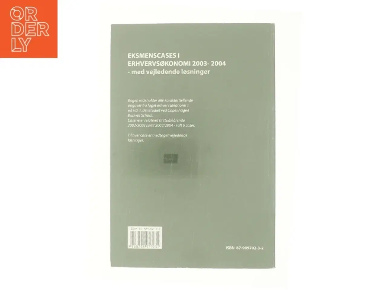 Billede 3 - Eksamenscases i erhvervsøkonomi 2003-2004 (Bog)