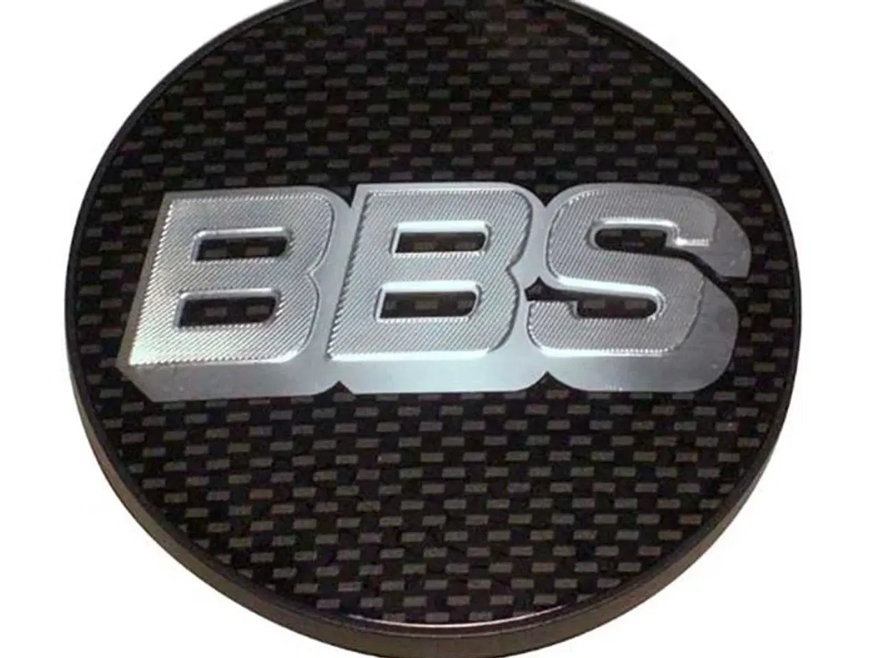 Billede 1 - BBS centerkapsel ø 64,5 mm sølv/carbon