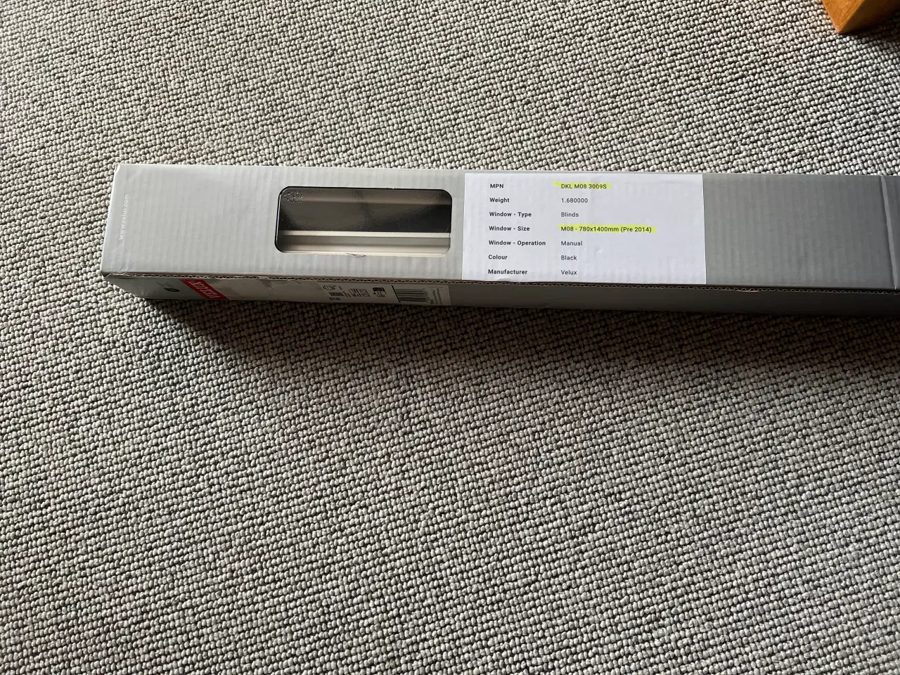 Billede 4 - Velux Mørklægningsgardin 78x140