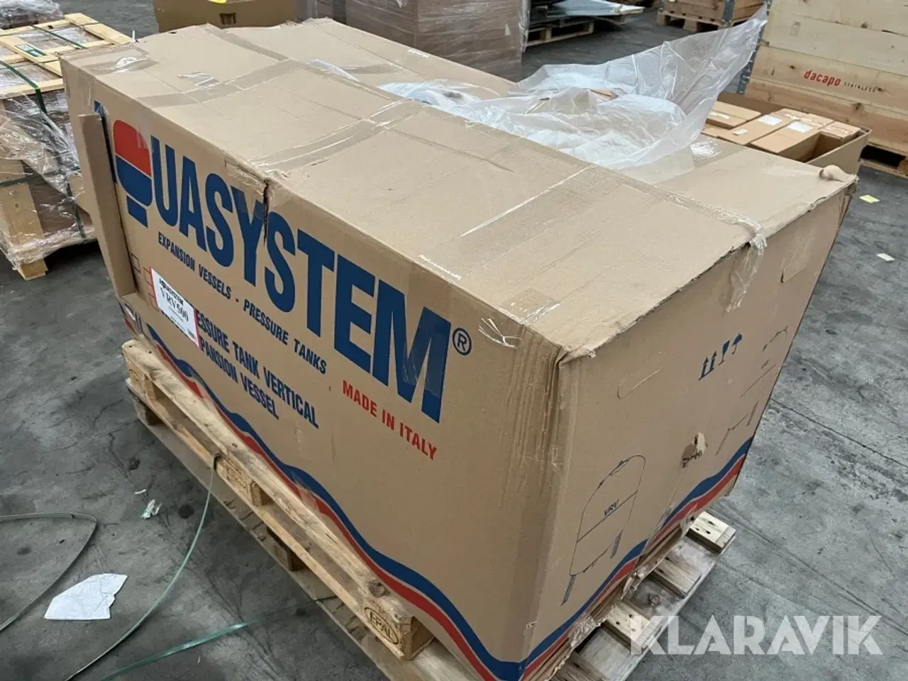 Billede 4 - Trykekspansionsbeholder Aquasystem AC VRV500 8 bar