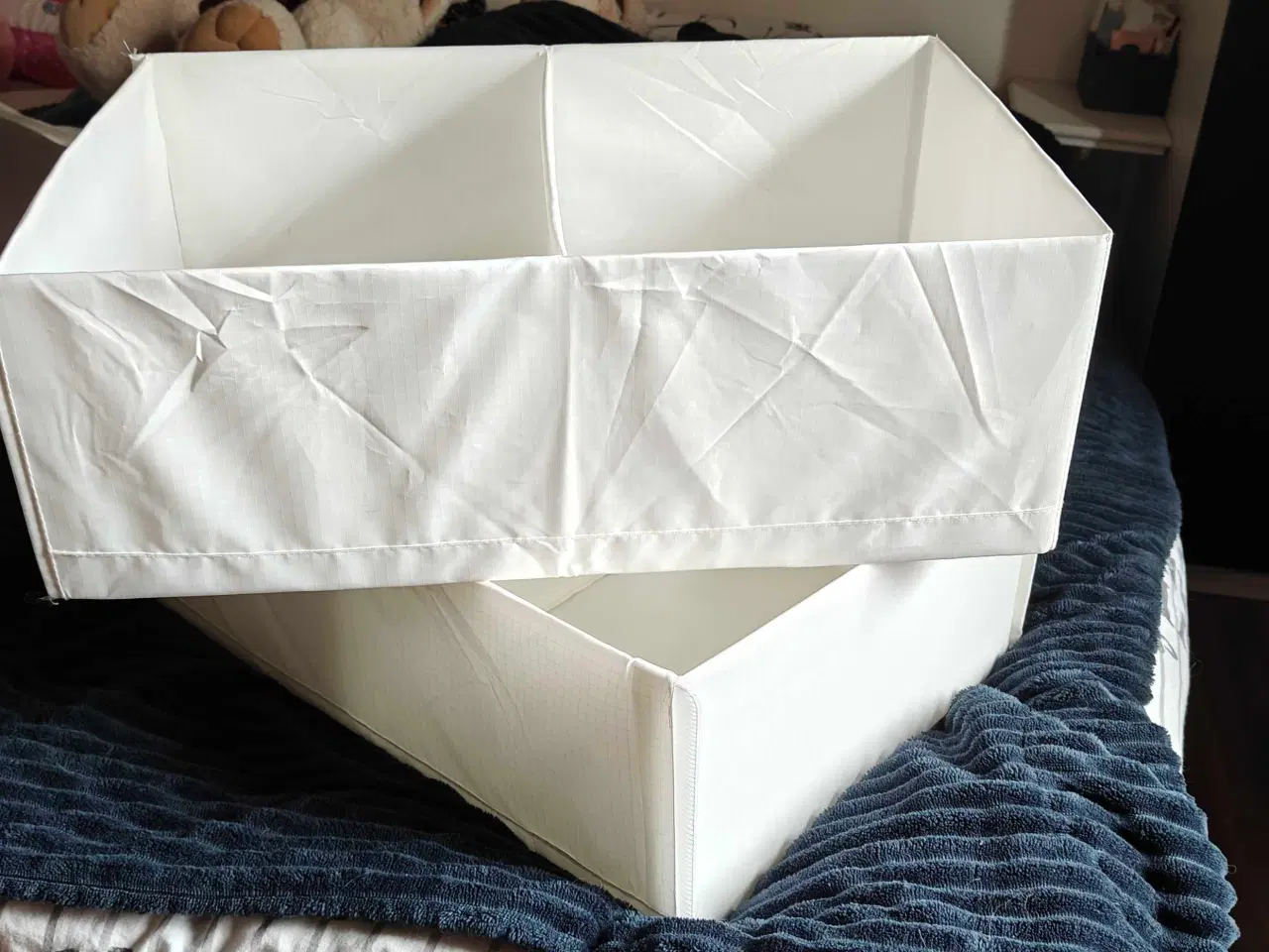 Billede 4 - 2 stk IKEA Stuk boks til skuffe/skab