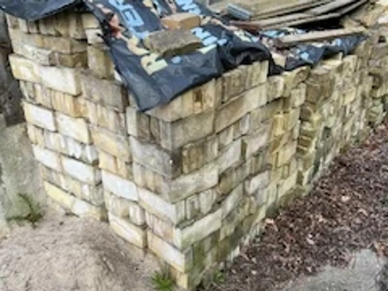 Billede 5 - Gule håndrensede mursten 