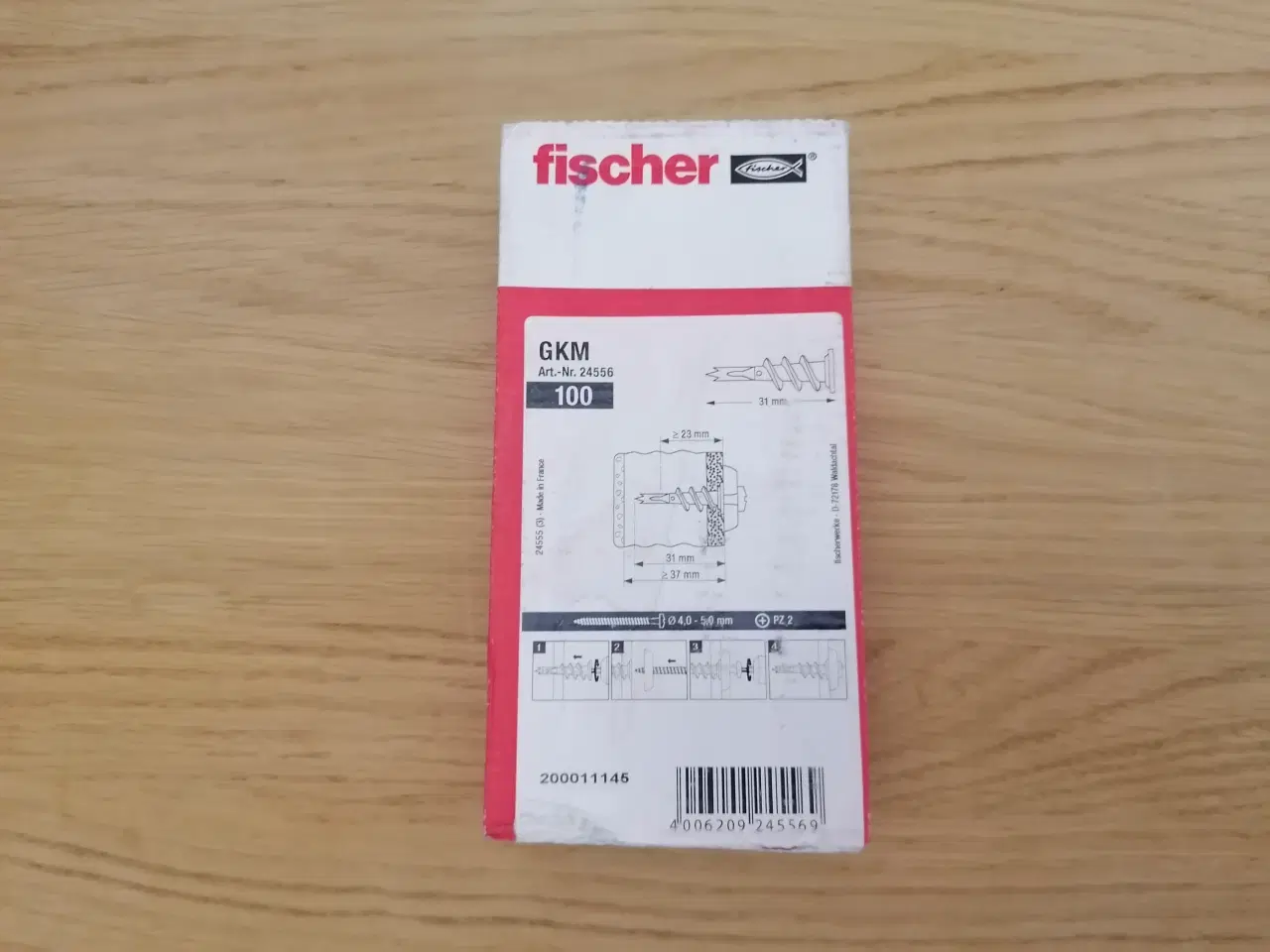 Billede 1 - Fischer Gipspladedybel GKM 100 Stk, NYE Nypris 199