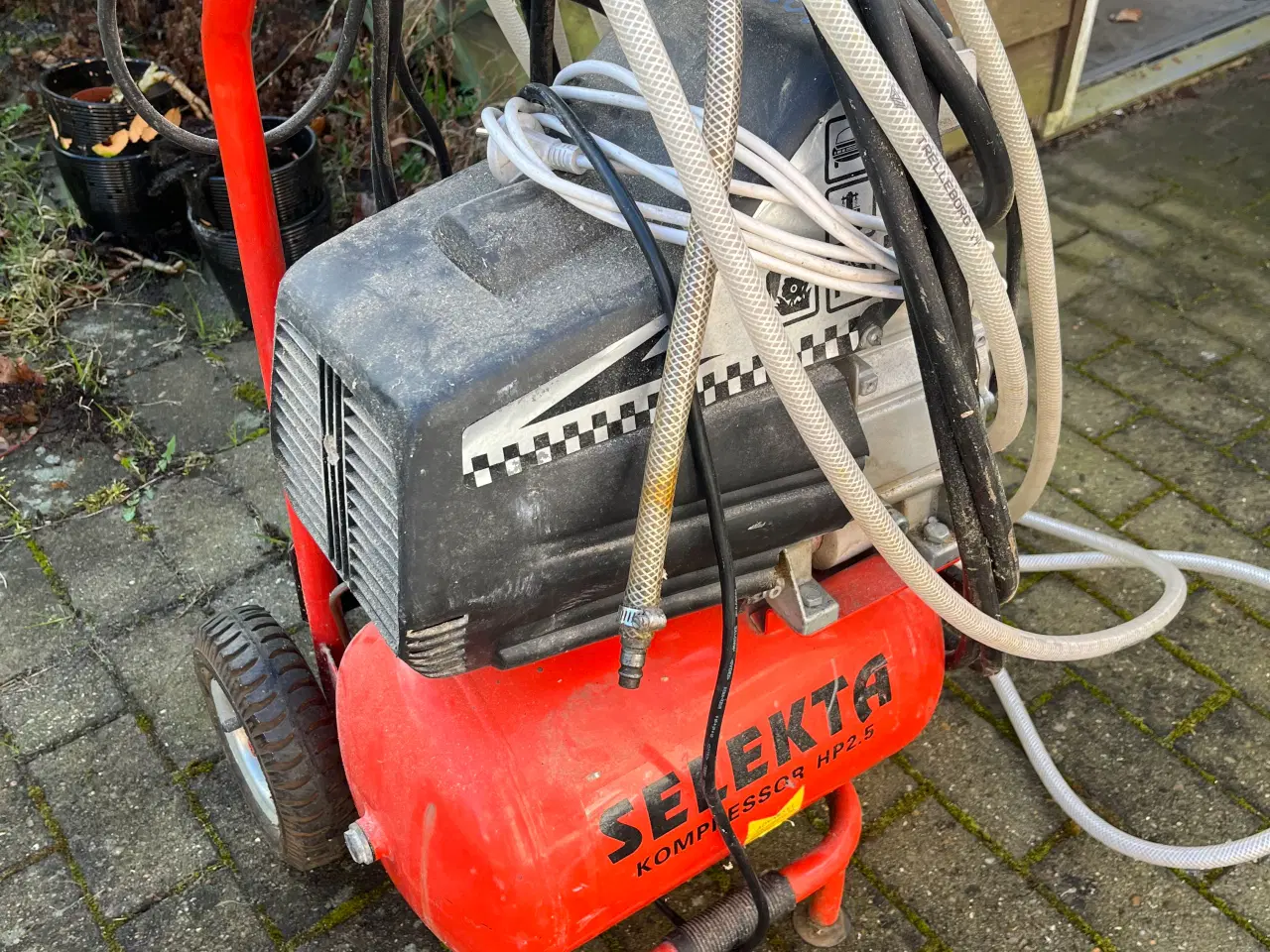 Billede 1 - Selekta kompressor rød