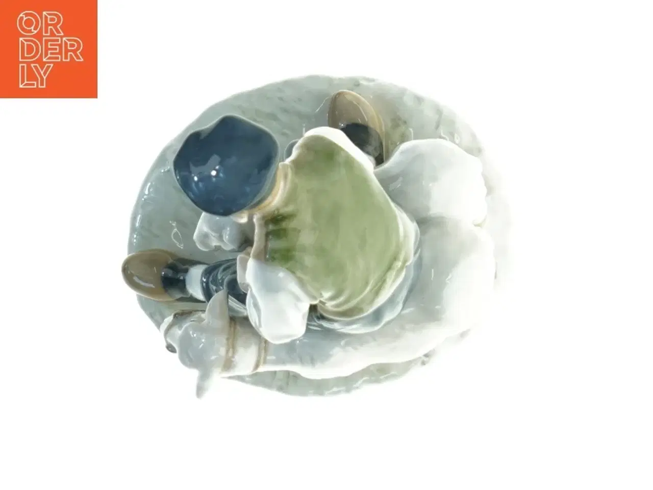 Billede 3 - Fårehyrde figur i porcelæn fra Royal Copenhagen (str. 21 x 14 cm)