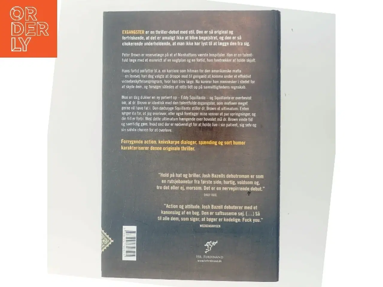 Billede 3 - Exgangster af Josh Bazell (Bog)