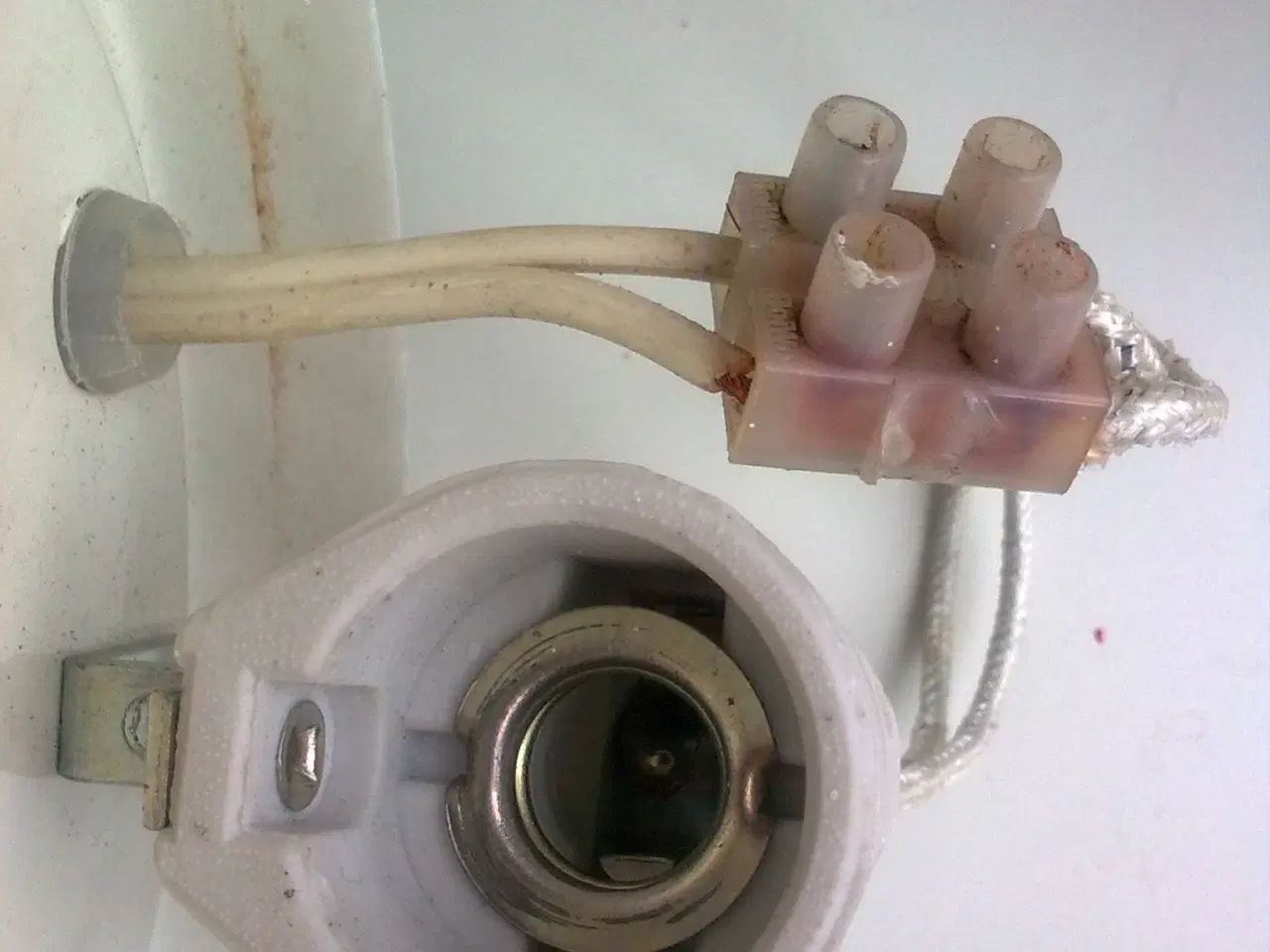 Billede 14 - Plafond firkant lampe klar reliefglas DANSK retro