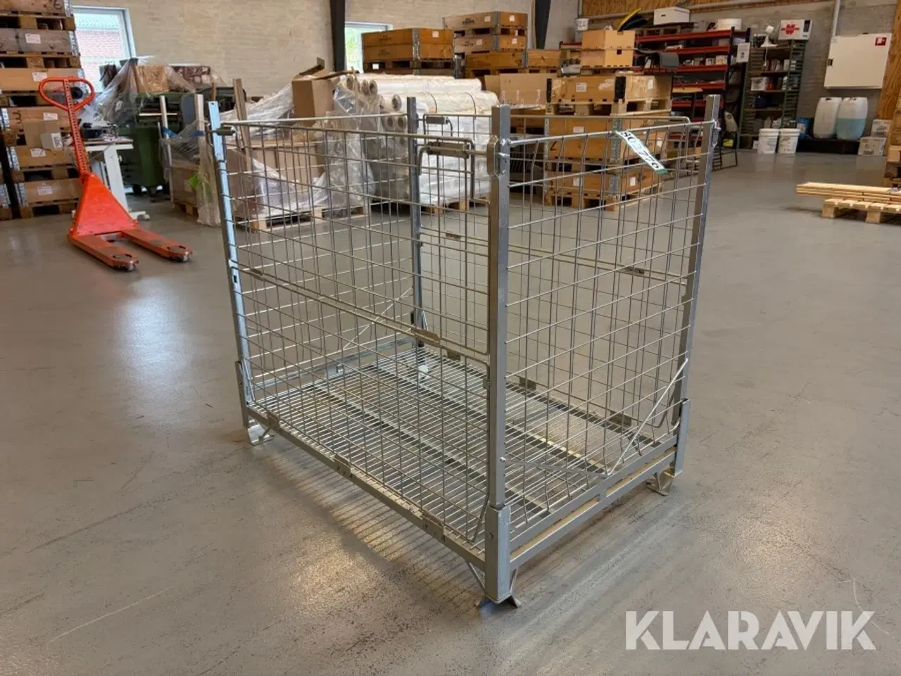 Billede 7 - Gitterbur Svensk Stålvarefabrik galvaniseret sammenklappelige 10 styk