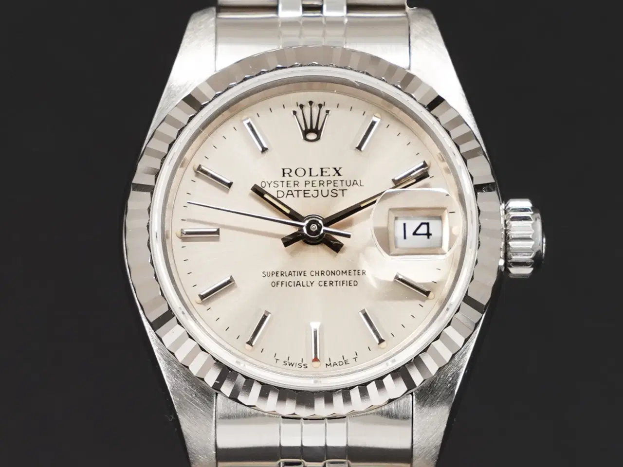 Billede 1 - Rolex Datejust 69174 26 mm 1996 sølv