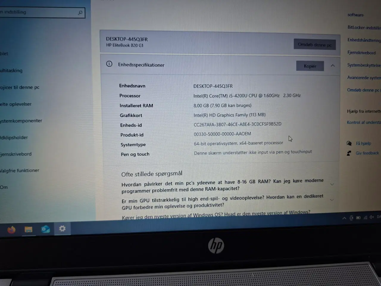 Billede 6 - HP Elitebook 12" bærbar