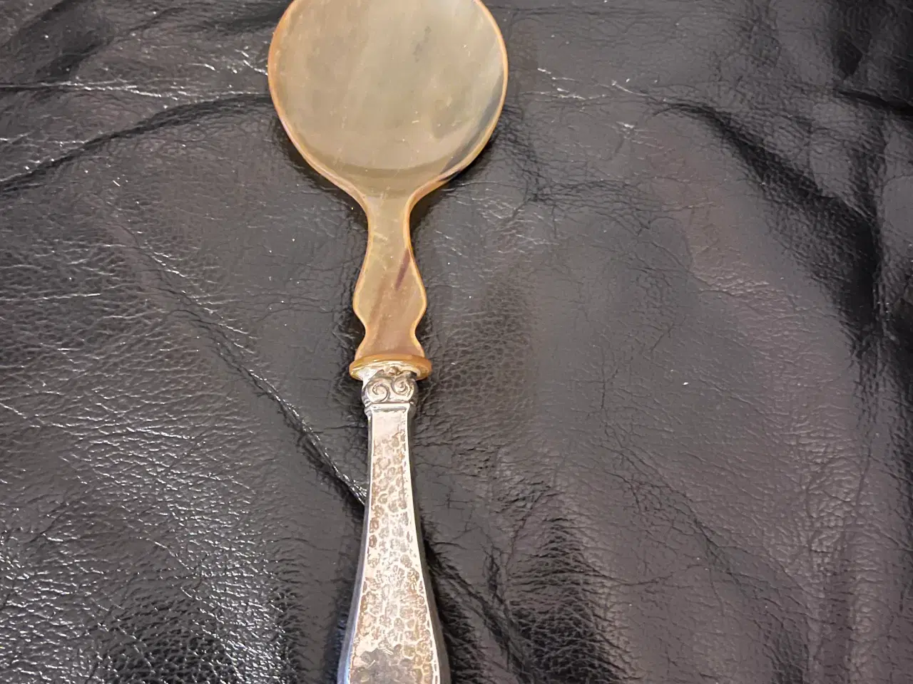Billede 1 - Sølv ske med ben