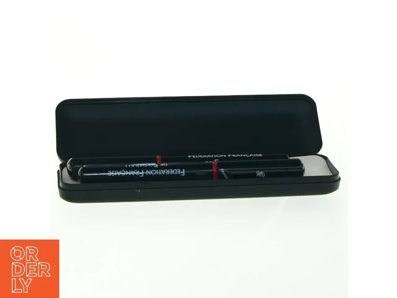 Billede 4 - Pen-etui med kuglepenne (str. 17x5x2,5 cm)